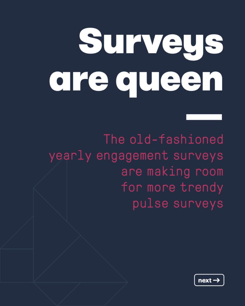 Surveys are queen
